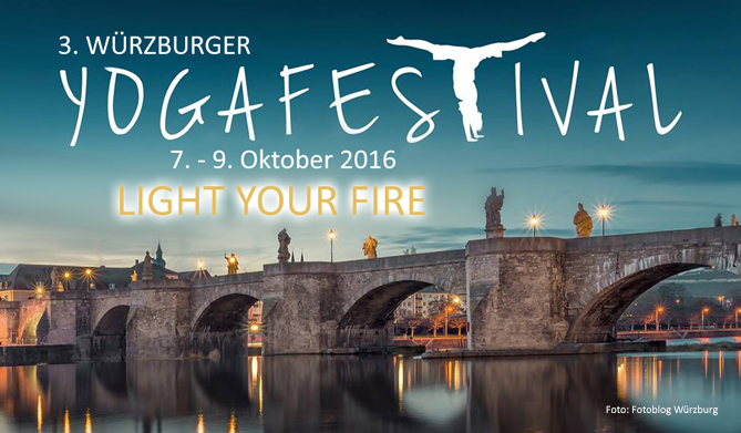 „Light your fire“ beim 3. Würzburger Yogafestival