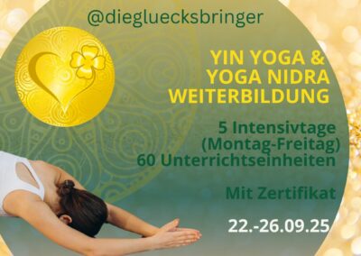 22.-26.09.25 Yin Yoga & Yoga Nidra Weiterbildung mit Lydia, Martin & Nik